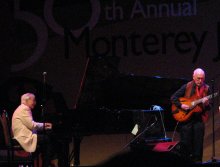 Dave and Jim Hall at 2007 Monterey Jazz Festival 